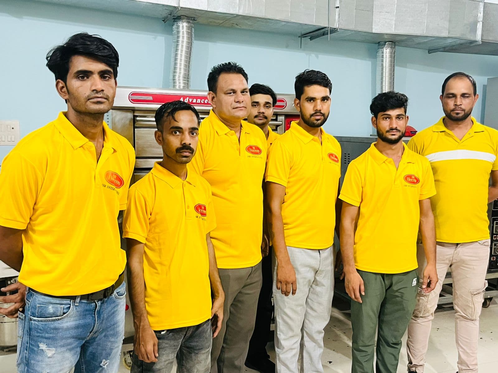 Team members in kitchen