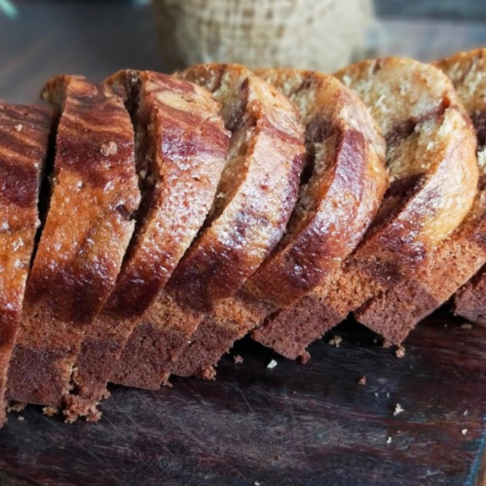 Choco-Vanilla Tea Cake